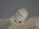 Courage Expressive Ceramic Female Sculpture by Evelyn van Baarda, Netherlands, 1981 – face detail