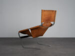 F444 Leather Lounge Chair by Pierre Paulin for Artifort, Netherlands, 1960s