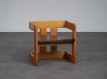 Rare Art Deco children's chair by Pander, Netherlands, 1930s, three-quarter front view