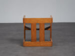 Rare Art Deco children's chair by Pander, Netherlands, 1930s, rear view