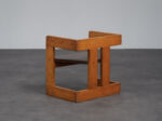 Rare Art Deco children's chair by Pander, Netherlands, 1930s, three-quarter rear view