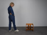 Rare Art Deco children's chair by Pander, Netherlands, 1930s, scale view