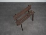 Unique Sculptural Corten Steel Bench, Netherlands, 1990s