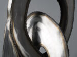 Abstract Stainless Steel Sculpture by Lea Goodman, United Kingdom, 1980s