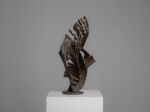Abstract Constructivist Iron Sculpture, Signed CH, Netherlands, 1960s
