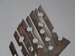 Abstract Constructivist Iron Sculpture, Signed CH, Netherlands, 1960s