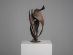 Abstract Constructivist Iron Sculpture, Signed CH, Netherlands, 1960s
