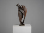 Abstract Constructivist Iron Sculpture, Signed CH, Netherlands, 1960s
