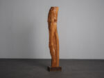 Large-Scale Figurative Oak Sculpture, Belgium, 1970s