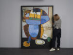 Large-Scale “Le Regard” Painting After Karel Appel, Netherlands, 1990s
