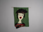 “Musical Singer” Textile Wall Hanging by Mathilde Renes, Netherlands, 2018