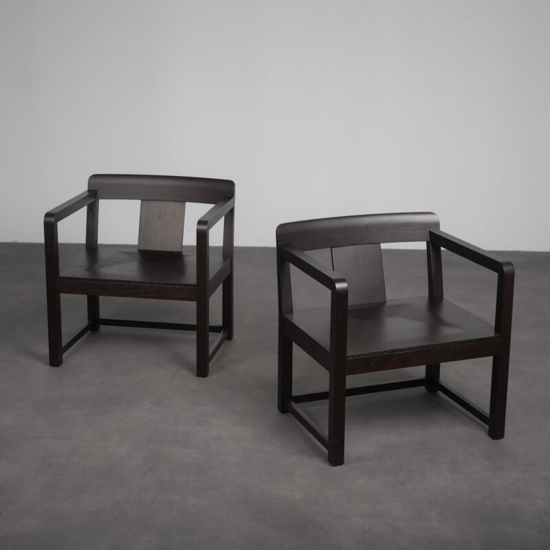 Pair of Ming Lounge Chairs by Paola Navone for Casamilano, Italy, 2022