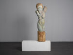 Painted Wood Female Figure Sculpture by Tom de Munk-Kerkmeer, Australia, 1990