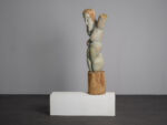 Painted Wood Female Figure Sculpture by Tom de Munk-Kerkmeer, Australia, 1990