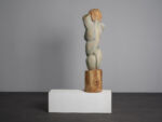 Painted Wood Female Figure Sculpture by Tom de Munk-Kerkmeer, Australia, 1990