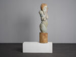 Painted Wood Female Figure Sculpture by Tom de Munk-Kerkmeer, Australia, 1990