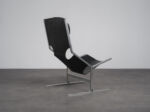 Rare Leather Lounge Chair by Pierre Thielen for Metz & Co., Netherlands, 1960s